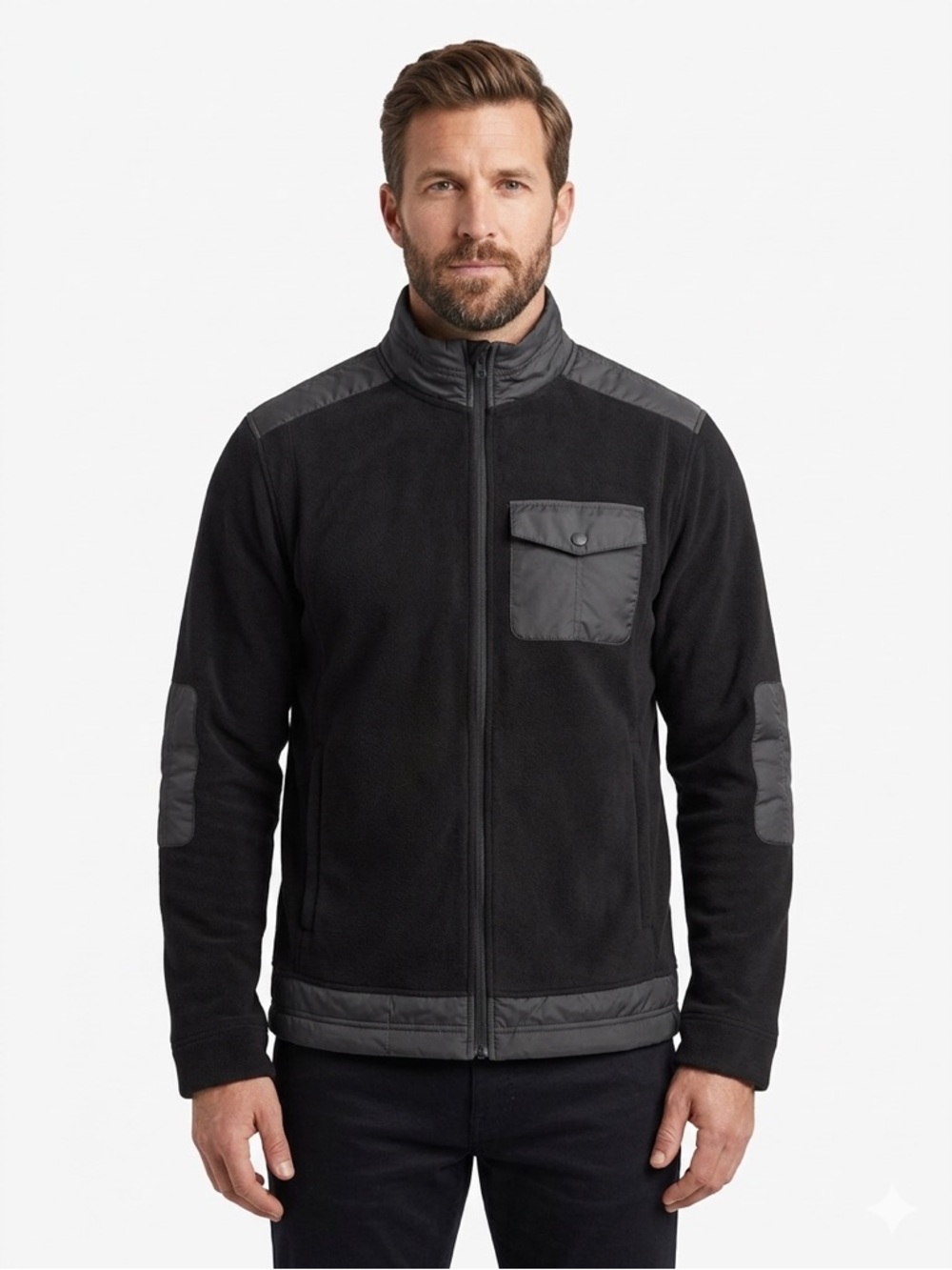 Lululemon Athletics Lulu Men Large Black Gray Jacket Activewear Cozy Comfy
